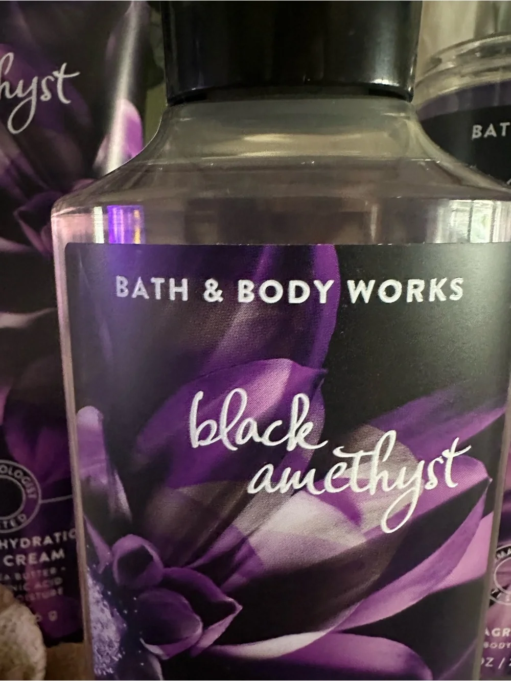 Bath & Body Works Black Amethyst Body Wash & Mist & Showergel set